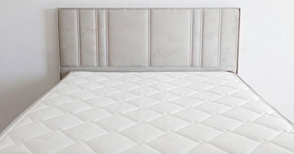 Light gray frame and bed